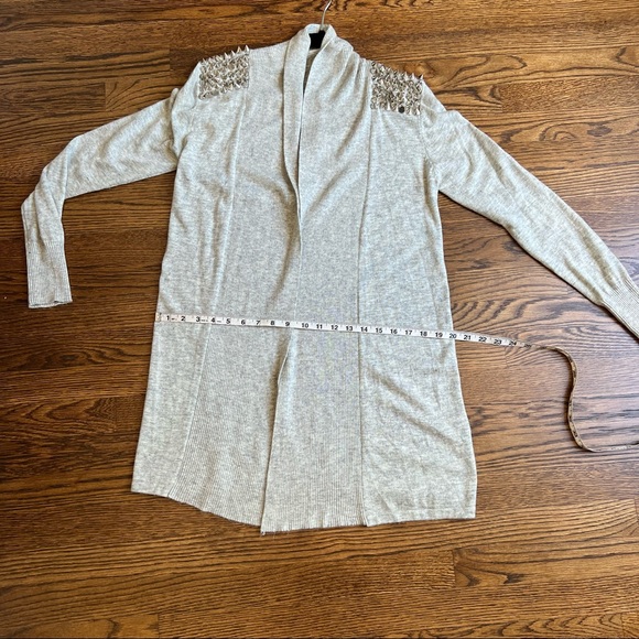 NWT Sweewe Paris x LF studded shoulder cardigan - Picture 7 of 12